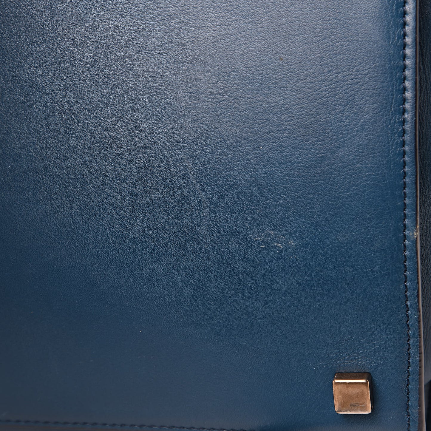 Nappa Calfskin Medium Phantom Luggage Metallic Blue