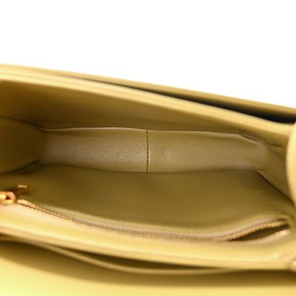 Celine Shiny Calfskin Teen Triomphe Olive 5 of 12