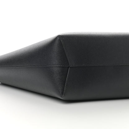 Mansur Gavriel Saffiano Large Shopping Tote Black Flamma 10 of 16