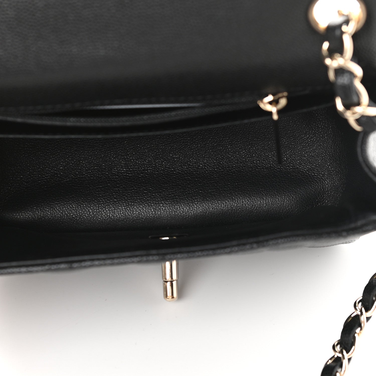 Chanel Caviar Quilted Mini Square Flap Black 5 of 9