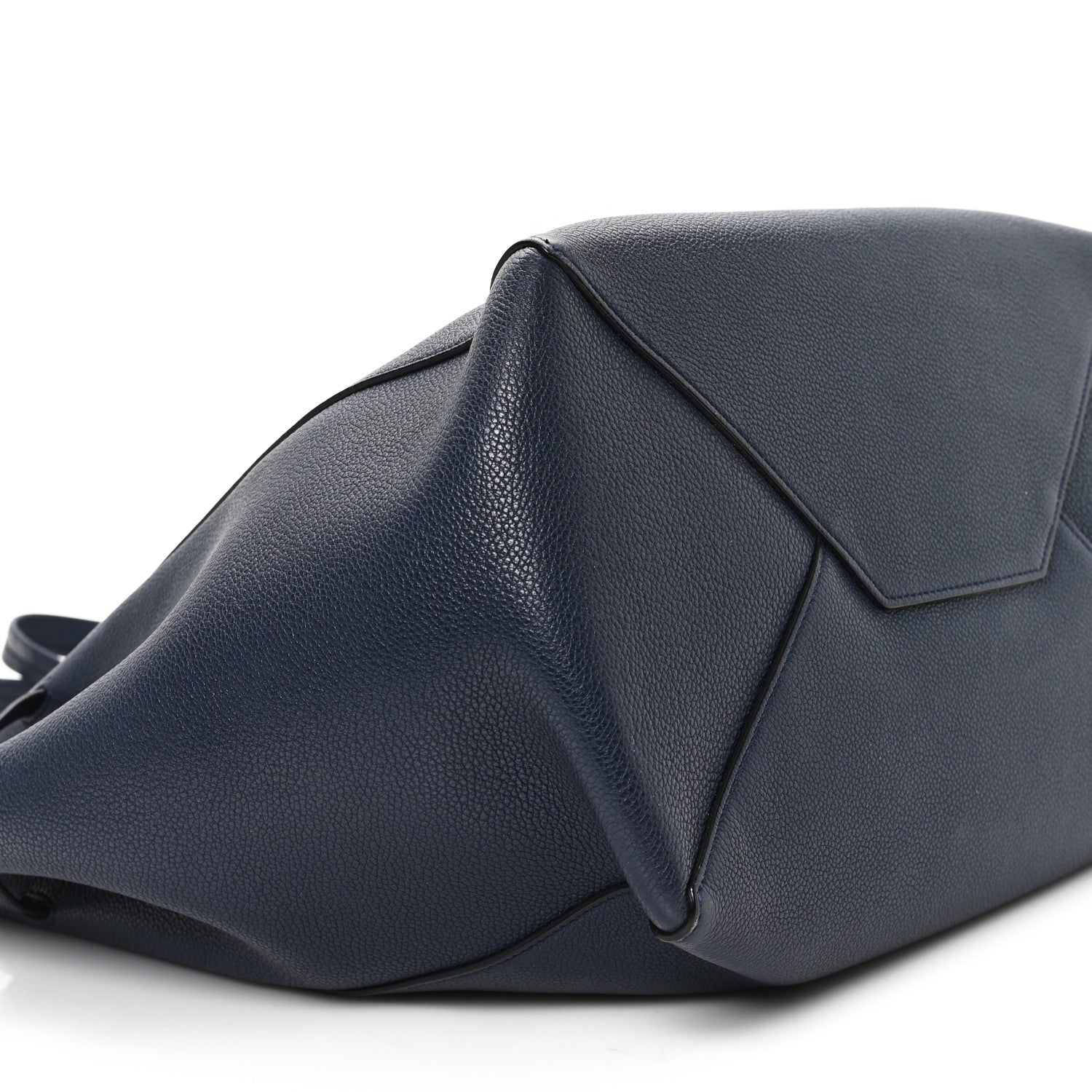 Celine Soft Grained Calfskin Small Belt Cabas Phantom Navy 8 of 14