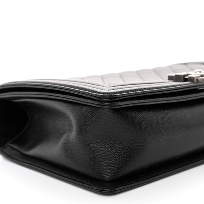 Chanel Caviar Quilted New Medium Boy Flap Black 9 of 10