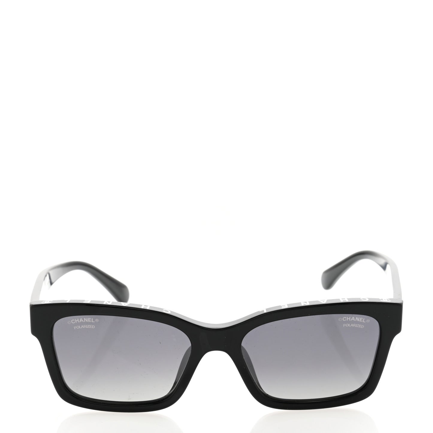 Acetate Polarized Square Sunglasses 5417-A Black