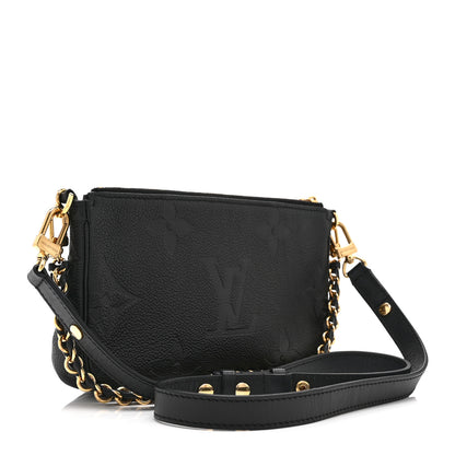 Louis Vuitton Empreinte Monogram Giant Multi Pochette Accessories Black 3 of 10