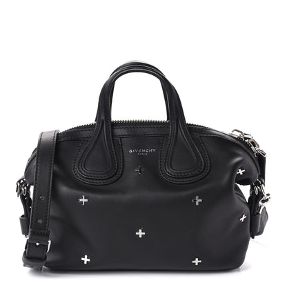Givenchy Waxed Calfskin Micro Metal Cross Nightingale Black 1 of 11