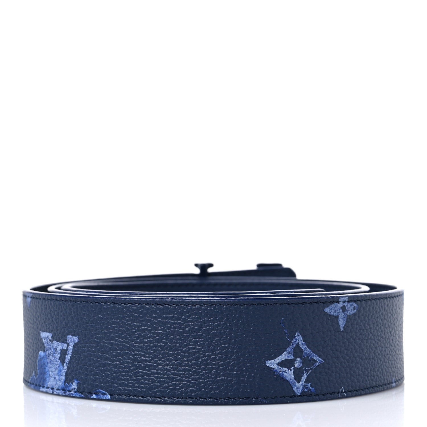 Louis Vuitton Monogram Watercolor 40mm Reversible LV Initiales