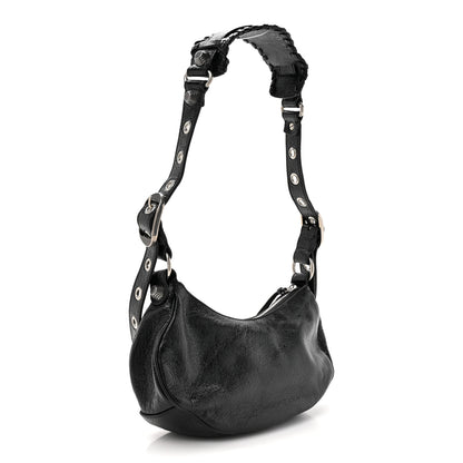 Balenciaga Agneau Arena Le Cagole Shoulder Bag XS Black 3 of 10