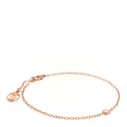 Cartier 18K Pink Gold Diamond SM D'Amour Bracelet 1 of 3