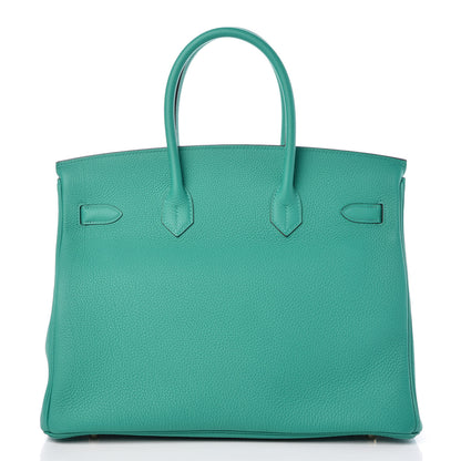 Hermes Togo Birkin 35 Vert Verone 4 of 40