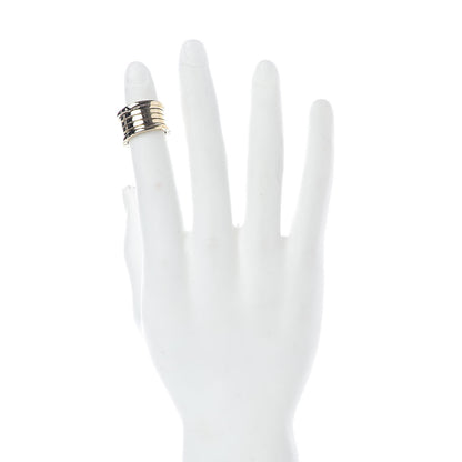 Bulgari 18K Yellow Gold B.Zero1 Five-Band Anniversary Ring 55 7.25 2 of 7