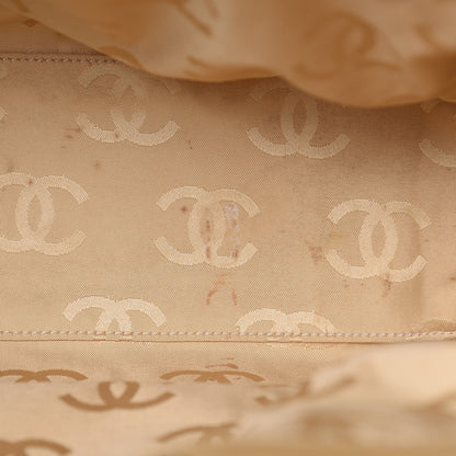 Chanel Calfskin Contrast Stitch Surpique Tote Beige 17 of 22