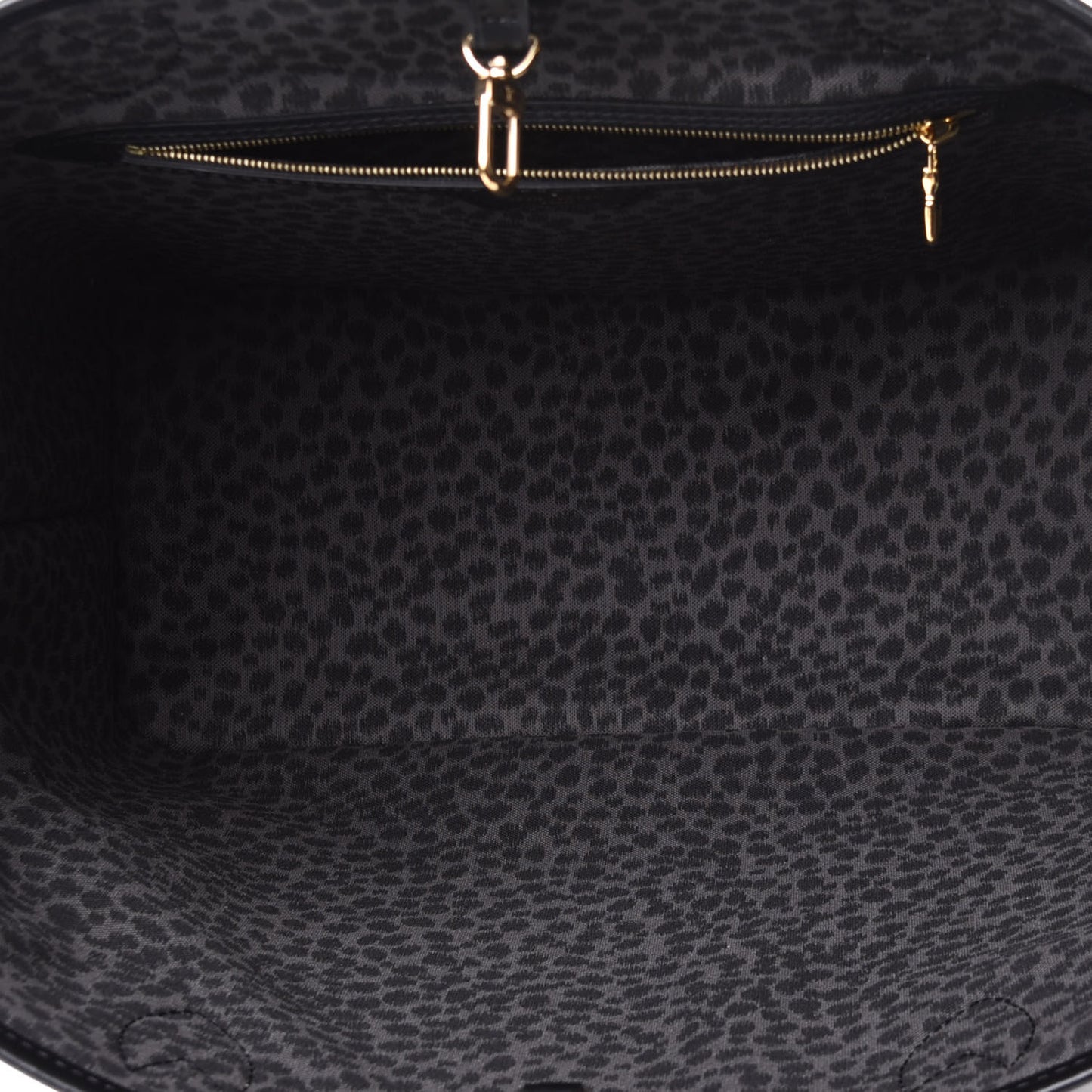 Monogram Giant Wild At Heart Neverfull MM Black