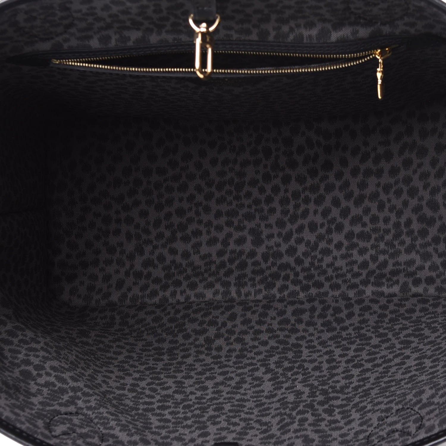 Louis Vuitton Monogram Giant Wild At Heart Neverfull MM Black 4 of 4