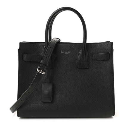 Saint Laurent Grained Calfskin Baby Sac De Jour Black 1 of 9