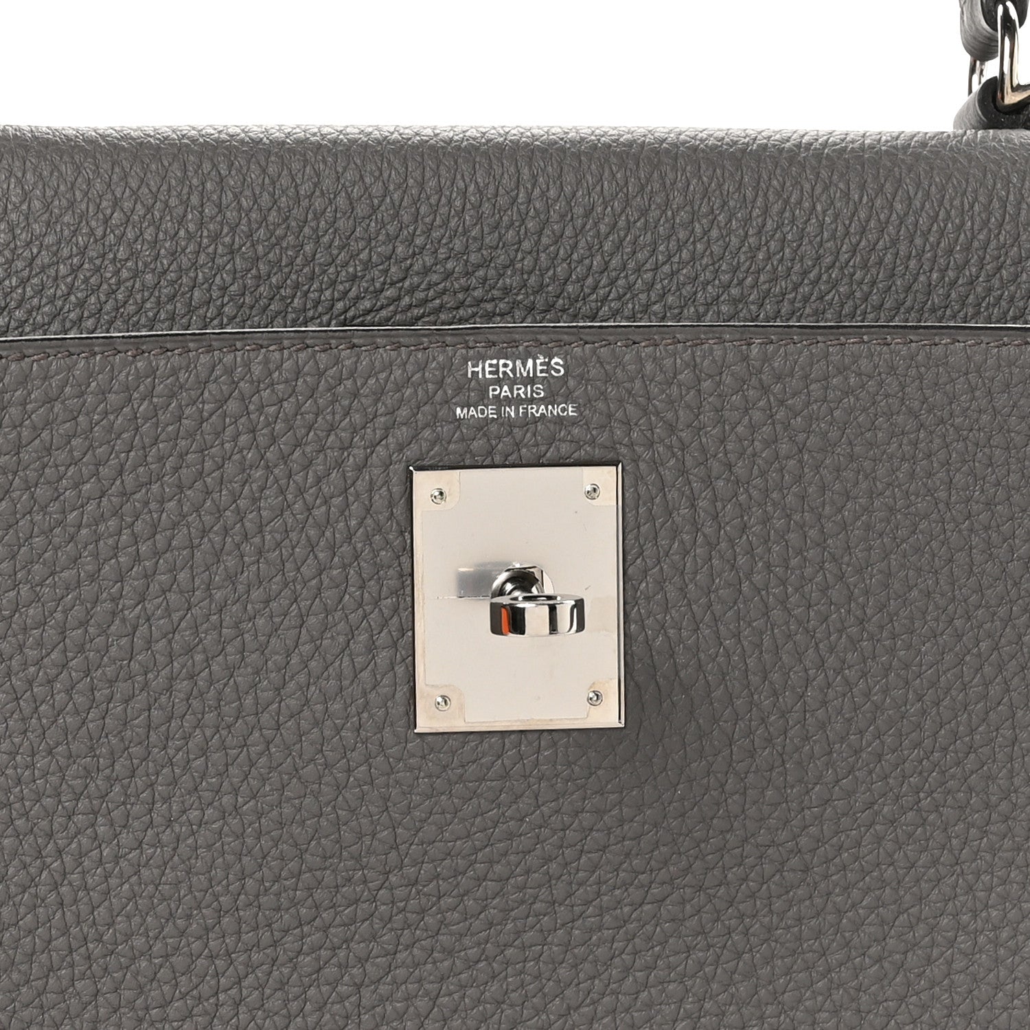 Hermes Togo Kelly Retourne 28 Etain 6 of 11