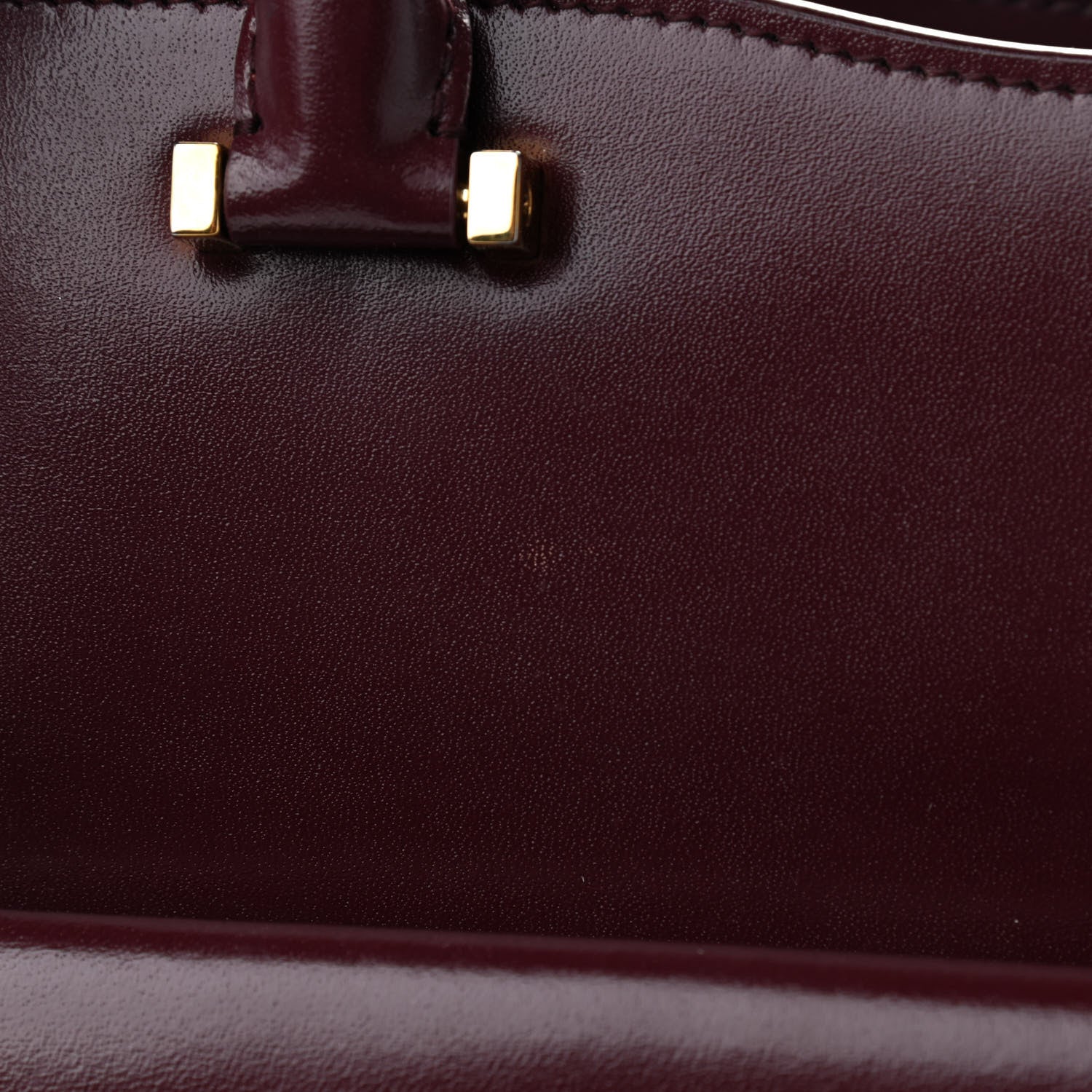 Saint Laurent Shiny Calfskin Large Uptown Tote Burgundy 13 of 14