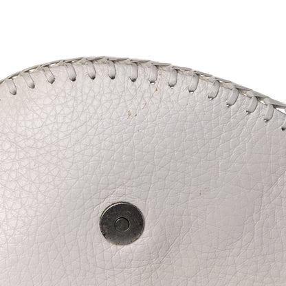 Christian Dior Calfskin Braided Gaucho Double Saddle Bag White 16 of 21