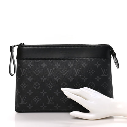 Louis Vuitton Monogram Eclipse Pochette Voyage Souple 2 of 8