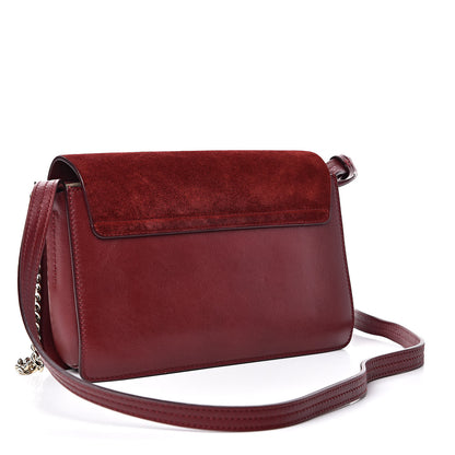 Chloe Suede Calfskin Small Faye Shoulder Bag Plum Purple 3 of 13