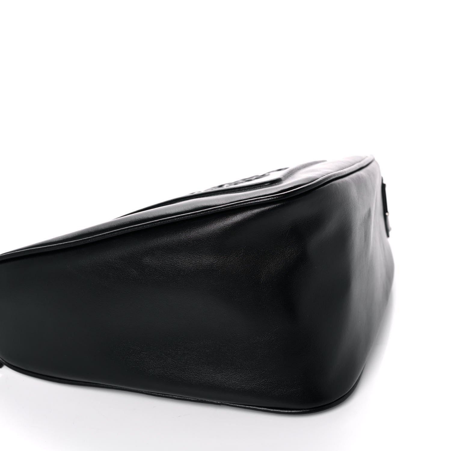 Prada Grace Lux Triangle Shoulder Bag Black 12 of 14