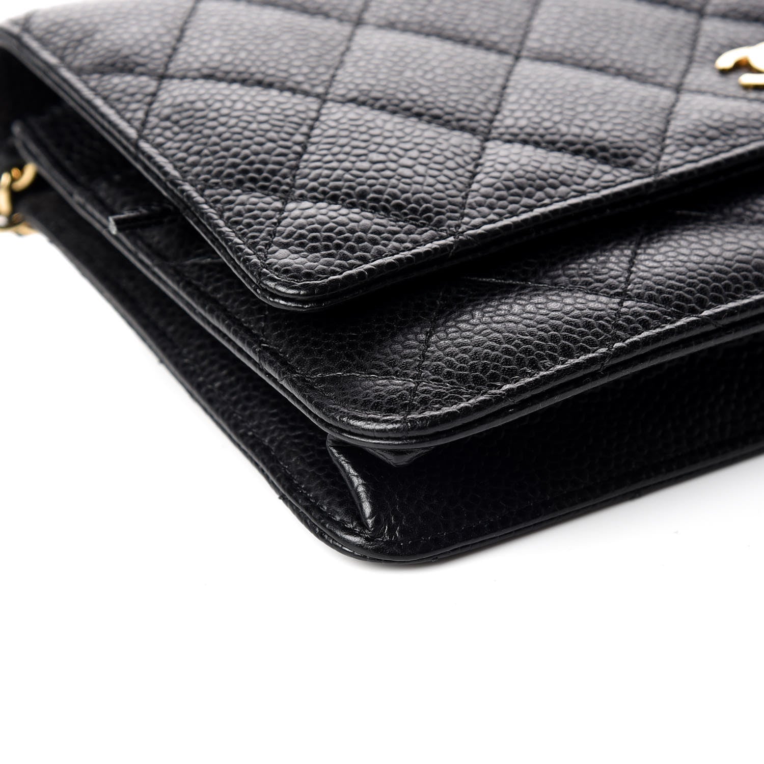 Chanel Caviar Quilted Wallet On Chain WOC Black 5 of 11