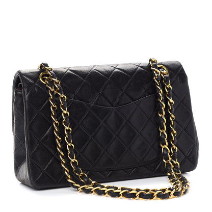Chanel Lambskin Quilted Small Double Flap Black 3 of 11
