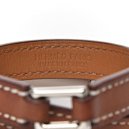 Hermes Barenia Rivale Double Tour Bracelet XS Fauve 4 of 5