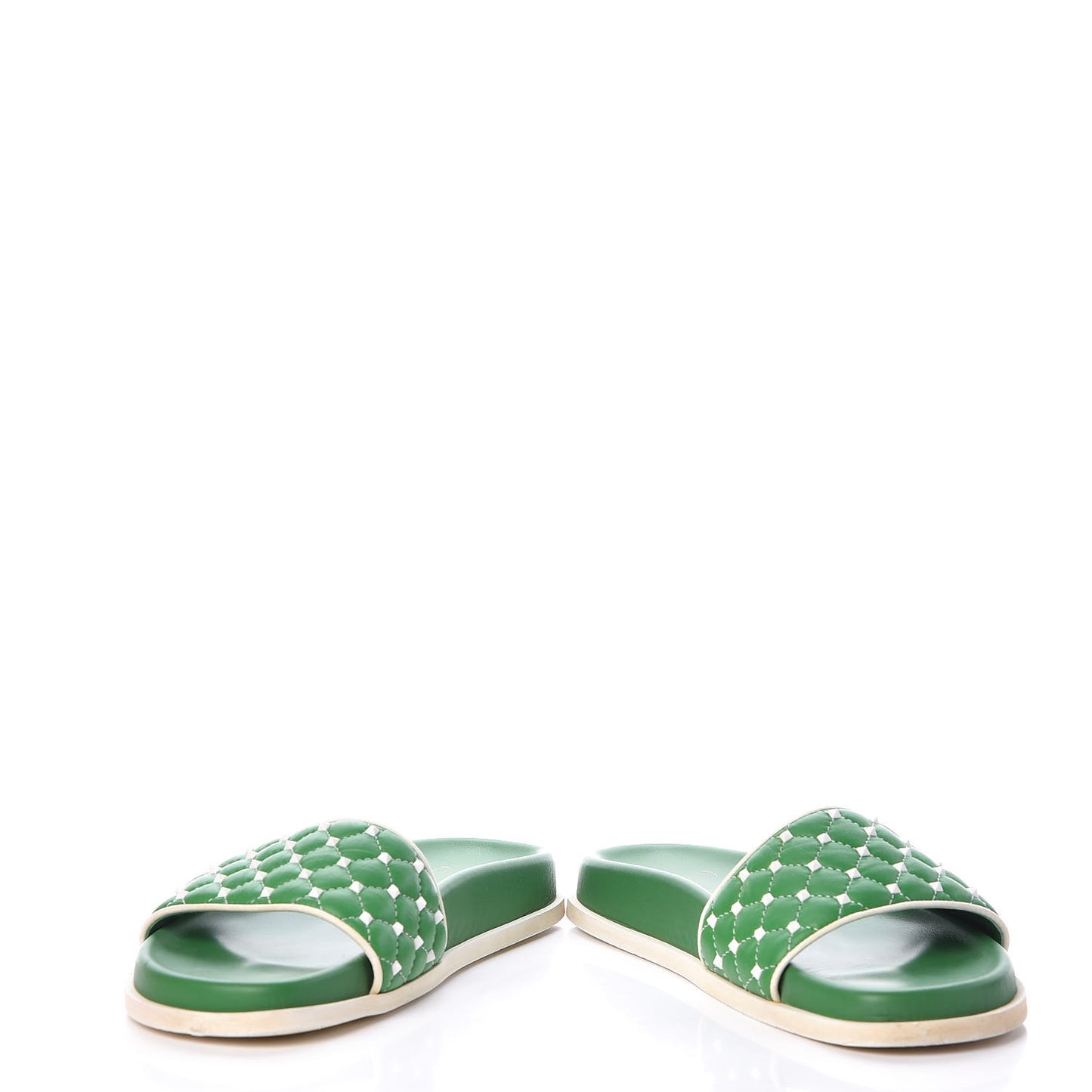Nappa Free Rockstud Spike Pool Slide Sandals 39 Peppermint