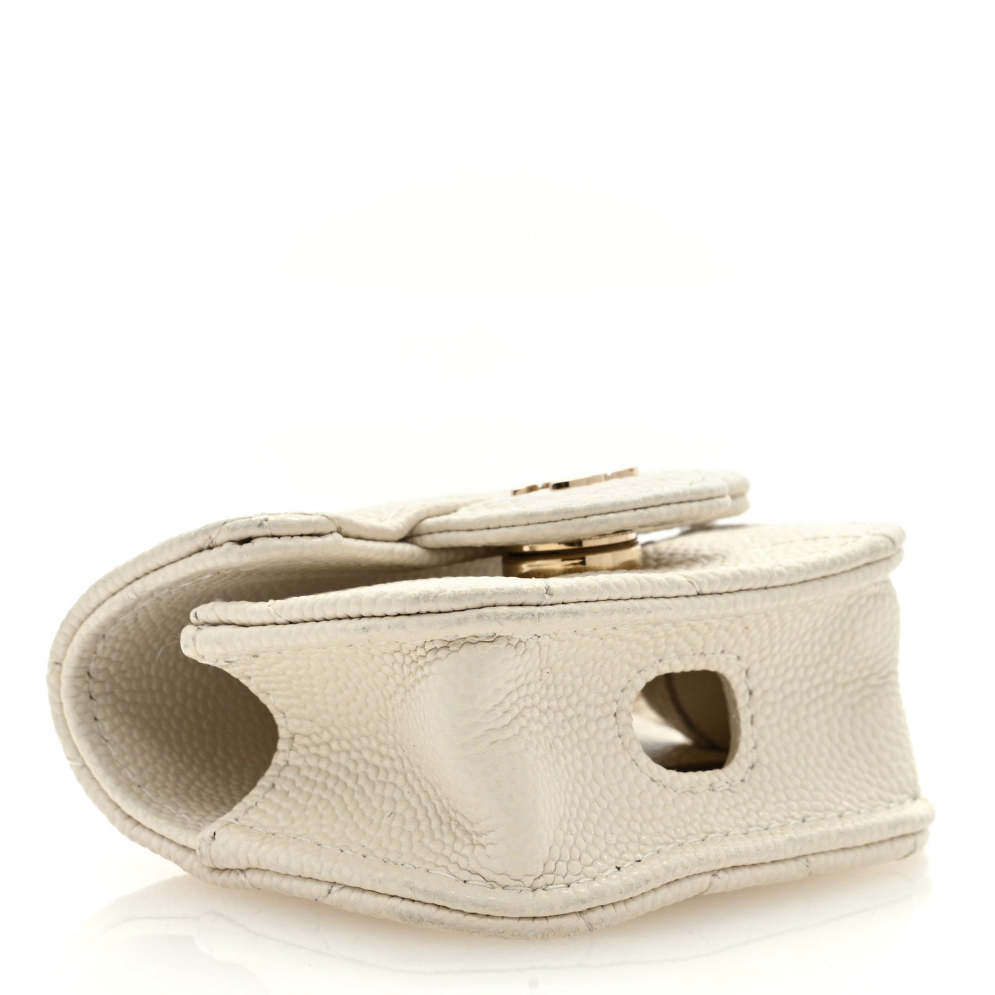 Caviar Quilted Airpods Pro Case White