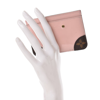 Louis Vuitton Patent Miroir Venice Card Holder Rose Ballerine 2 of 8