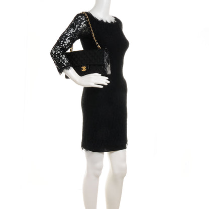Chanel Lambskin Medium Double Flap Black 2 of 8