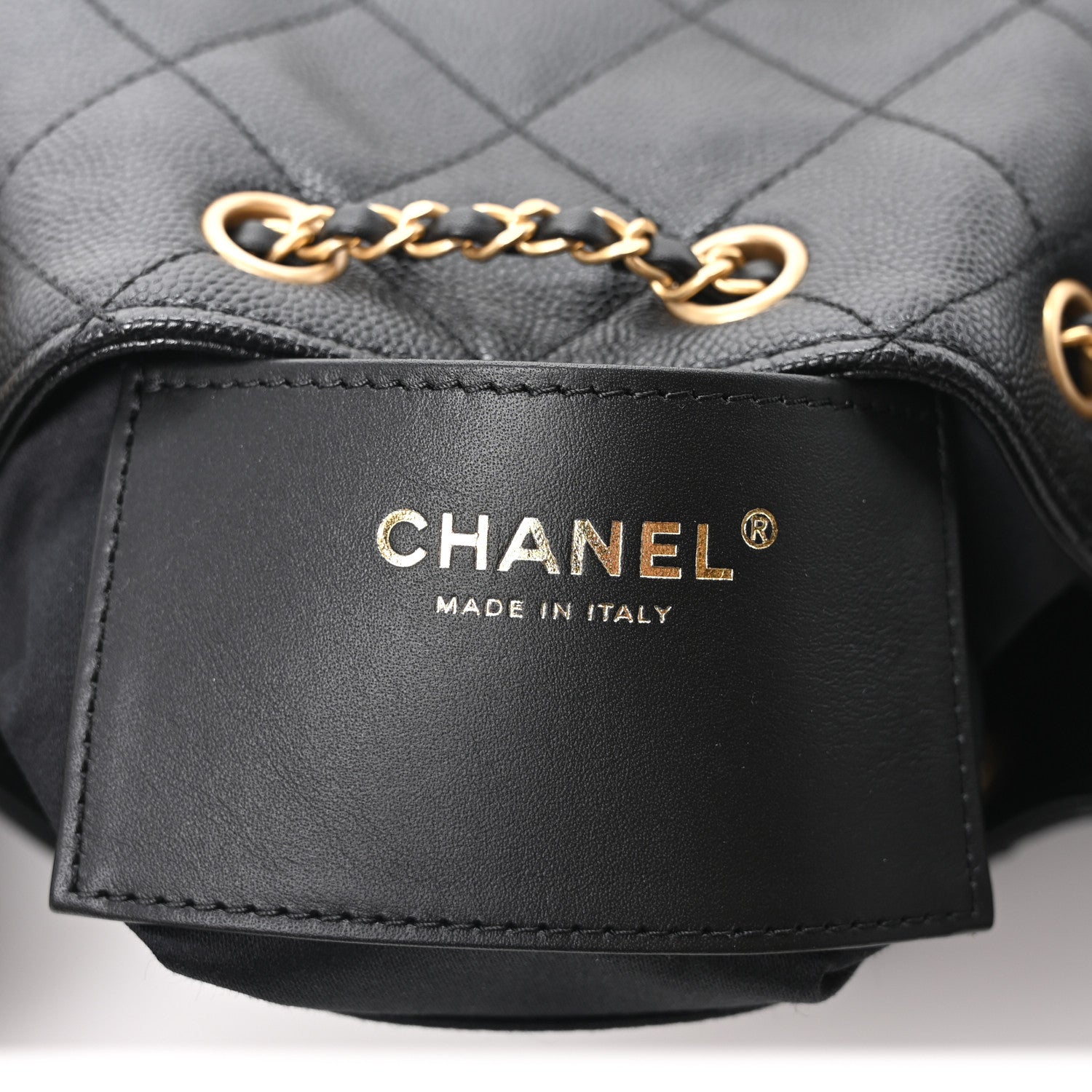 Chanel Caviar Quilted Mini Chanel 25 Handbag Black 6 of 11