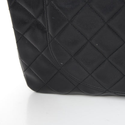 Chanel Lambskin Quilted XL Jumbo Single Flap Black 19 of 19
