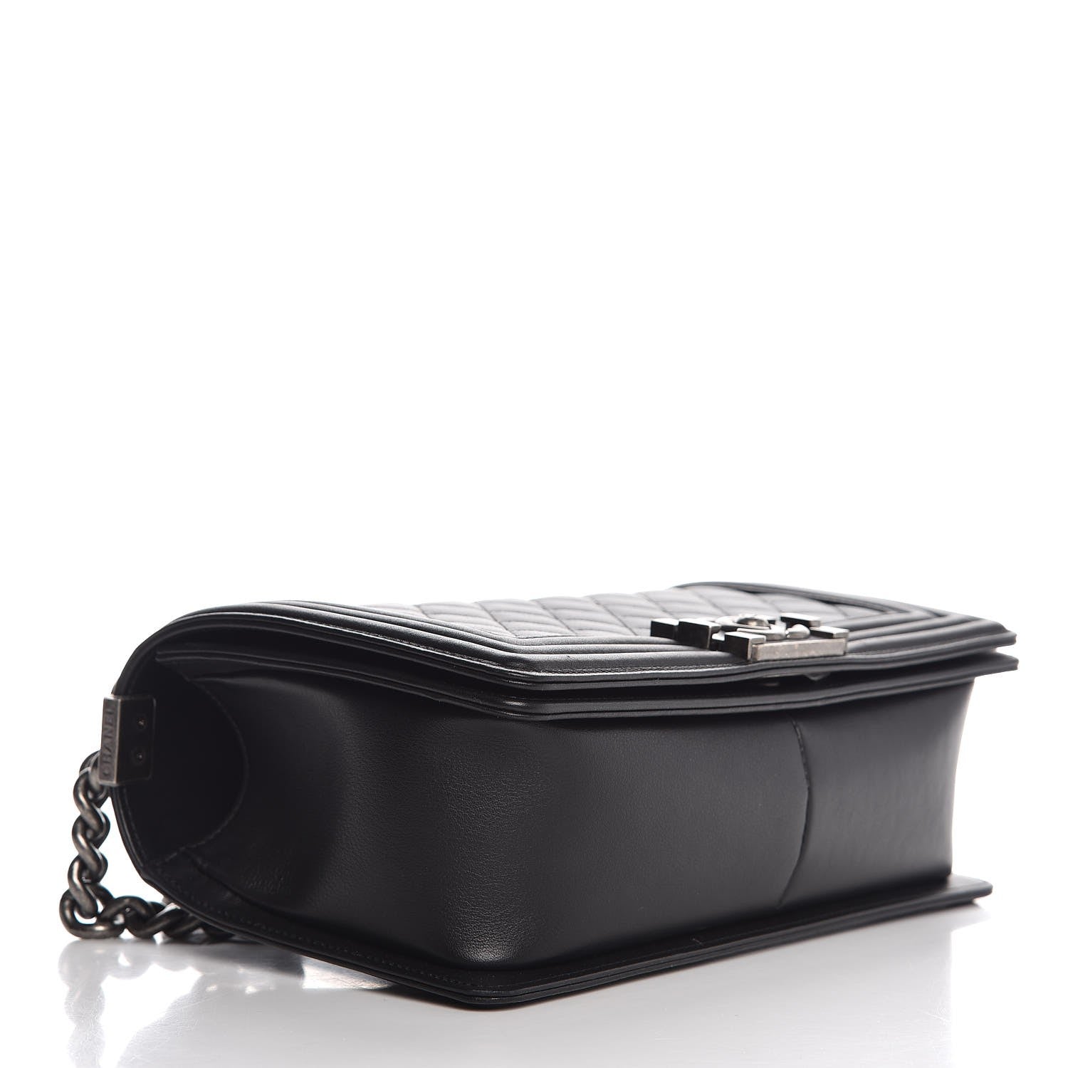Chanel Calfskin Quilted Medium Boy Flap Black 4 of 8