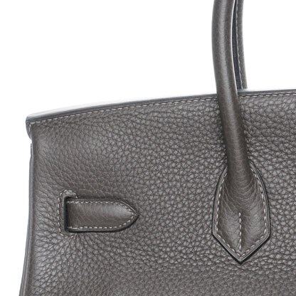Hermes Taurillon Clemence Birkin 35 Graphite 11 of 24