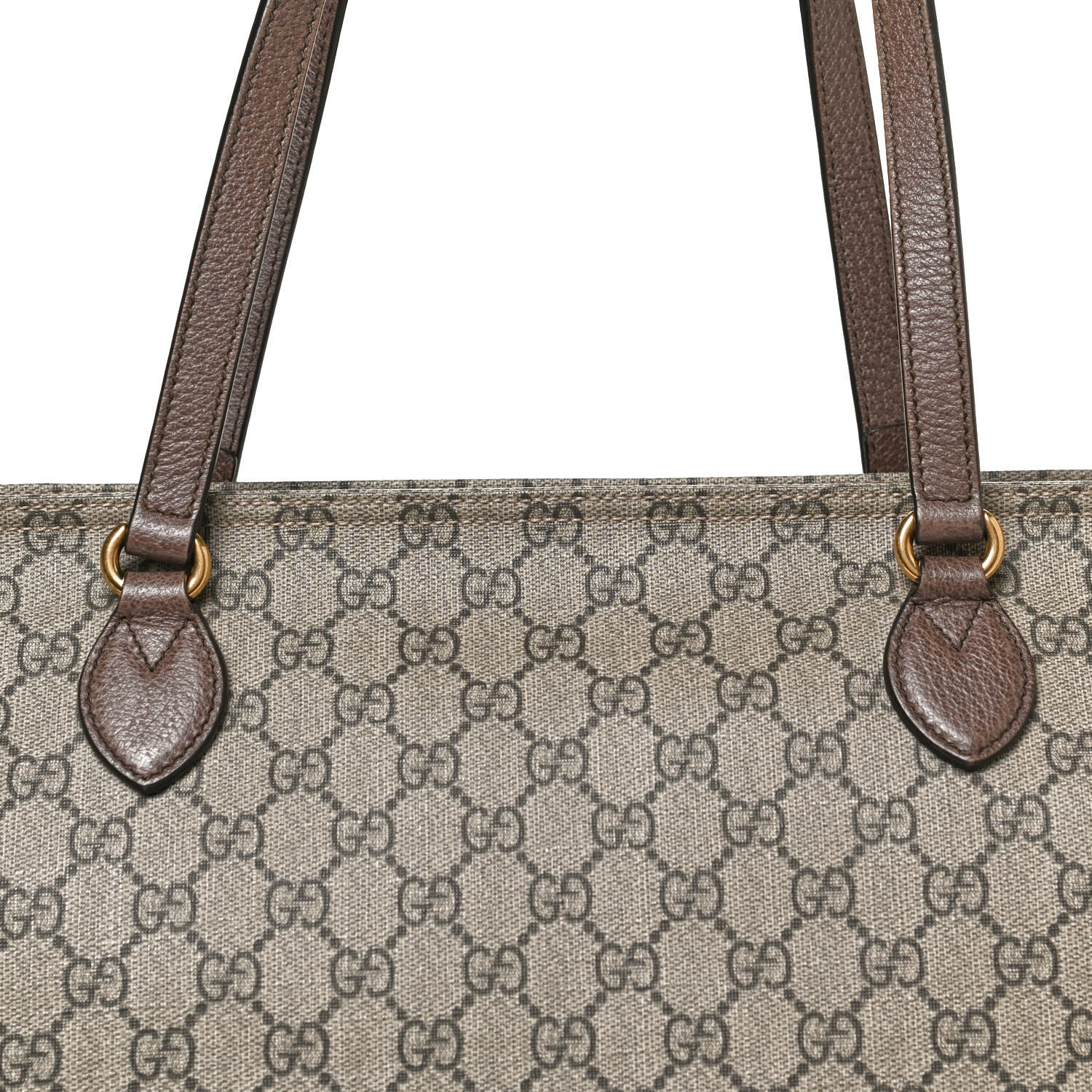 Gucci GG Supreme Monogram Medium Ophidia Shopping Tote Ebony 9 of 11