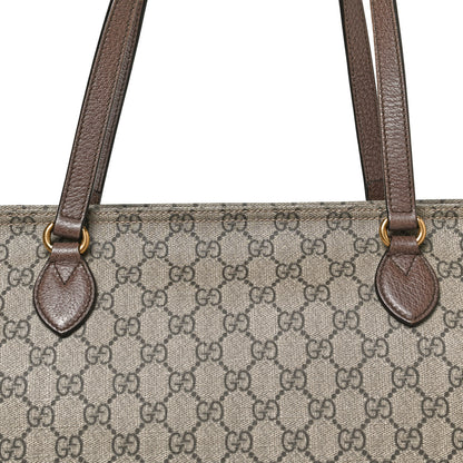 Gucci GG Supreme Monogram Medium Ophidia Shopping Tote Ebony 9 of 11