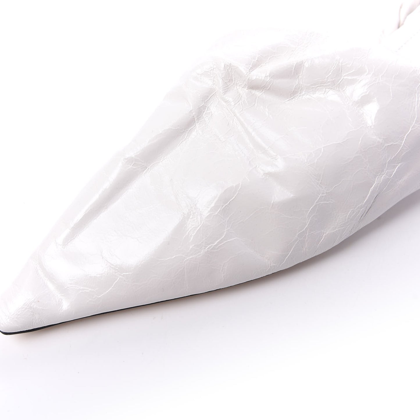 Nappa BV Point Ballet Flat 40 White