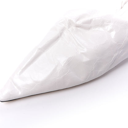 Bottega Veneta Nappa BV Point Ballet Flat 40 White 8 of 8