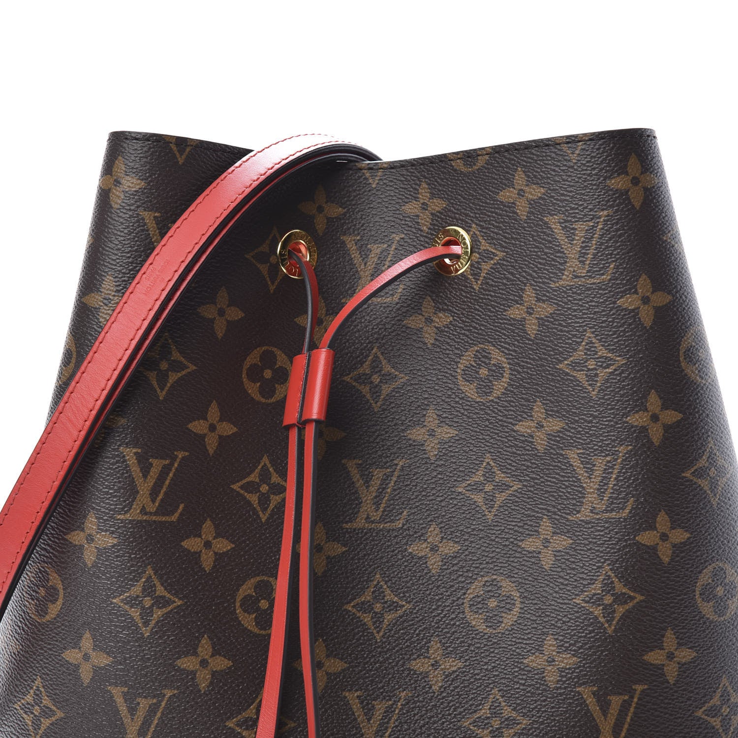 Louis Vuitton Monogram Neonoe MM Coquelicot 9 of 12