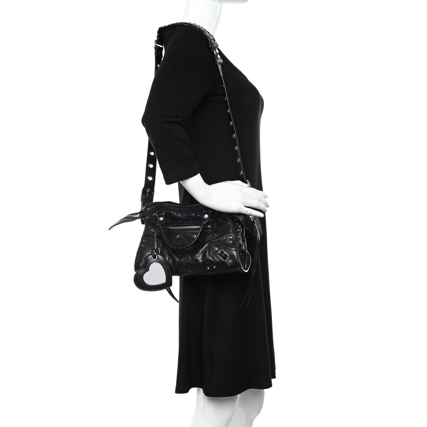 Agneau Arena Neo Cagole Handbag XS Black