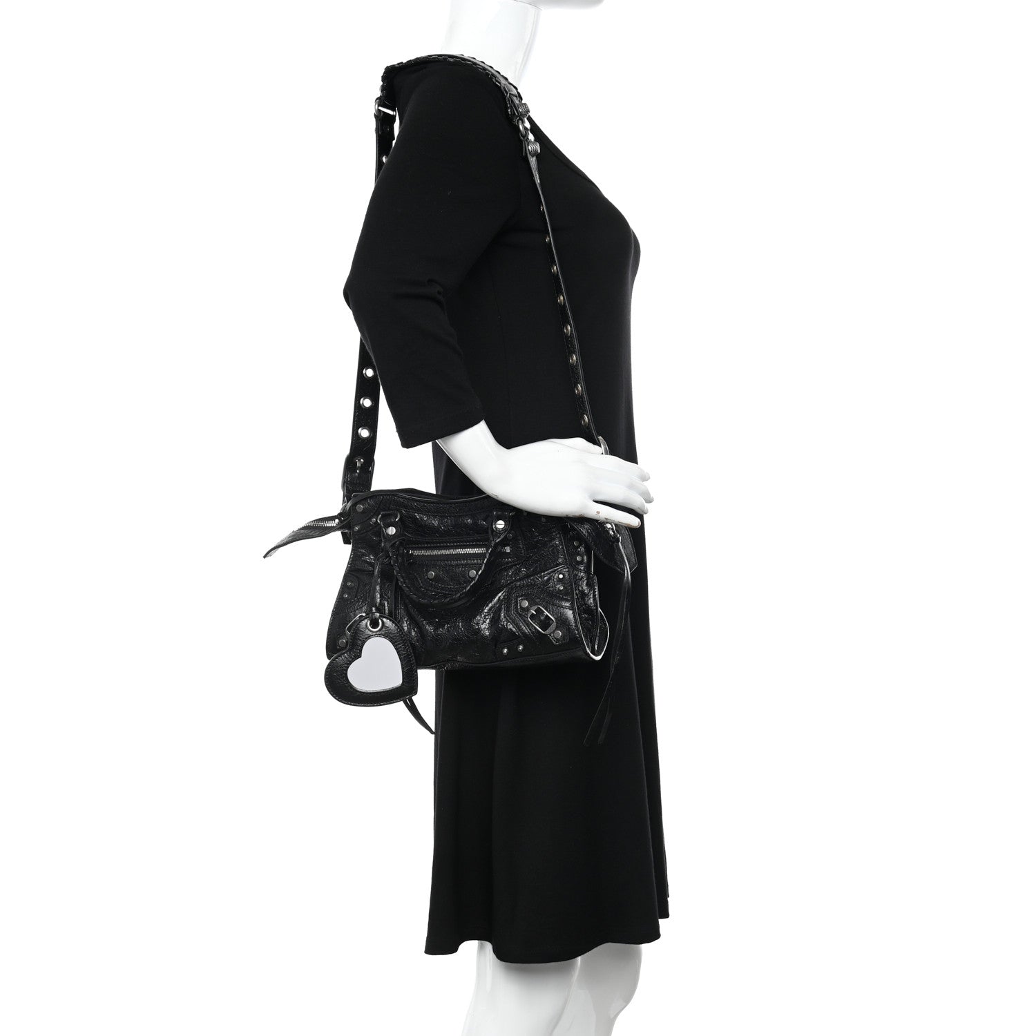 Balenciaga Agneau Arena Neo Cagole Handbag XS Black 2 of 10