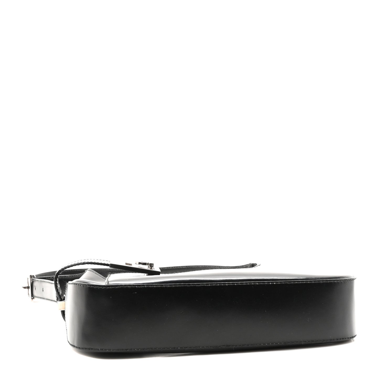 Soft Calfskin Gancini Hobo Black