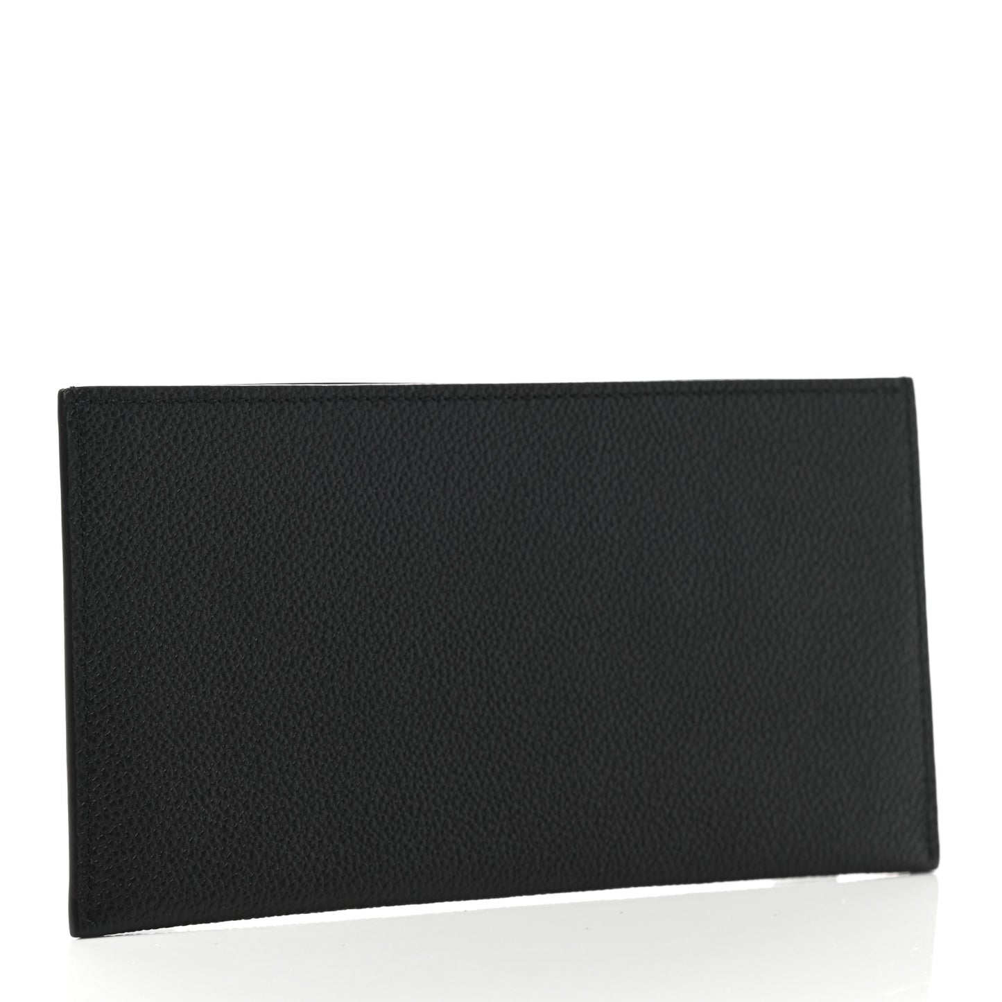 Calfskin Felicie Chain Wallet Card Holder Insert Black
