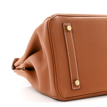 Hermes Togo Birkin 30 Gold 8 of 9
