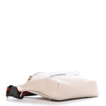 Gucci Grained Calfskin Logo Belt Bag White 3 of 8