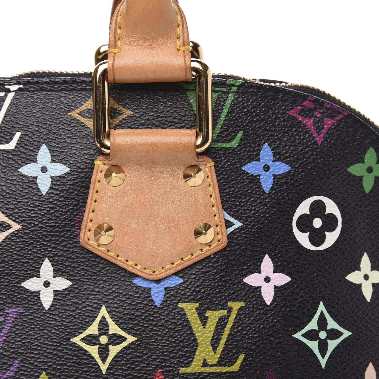 Louis Vuitton Monogram Multicolor Alma Black 12 of 17