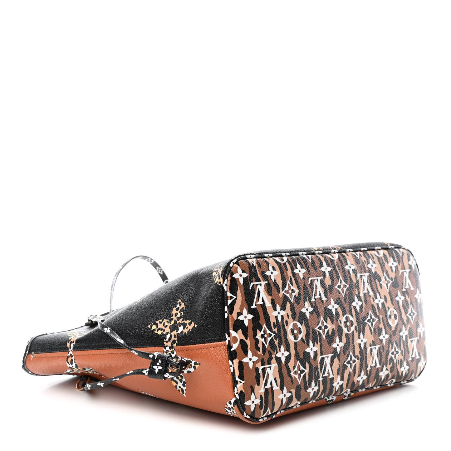 Monogram Giant Jungle Neverfull MM Black