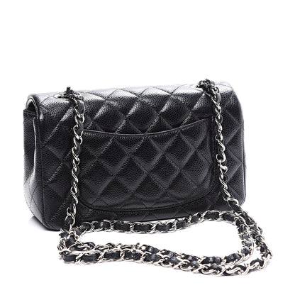 Chanel Caviar Quilted Mini Rectangular Flap Black 2 of 9