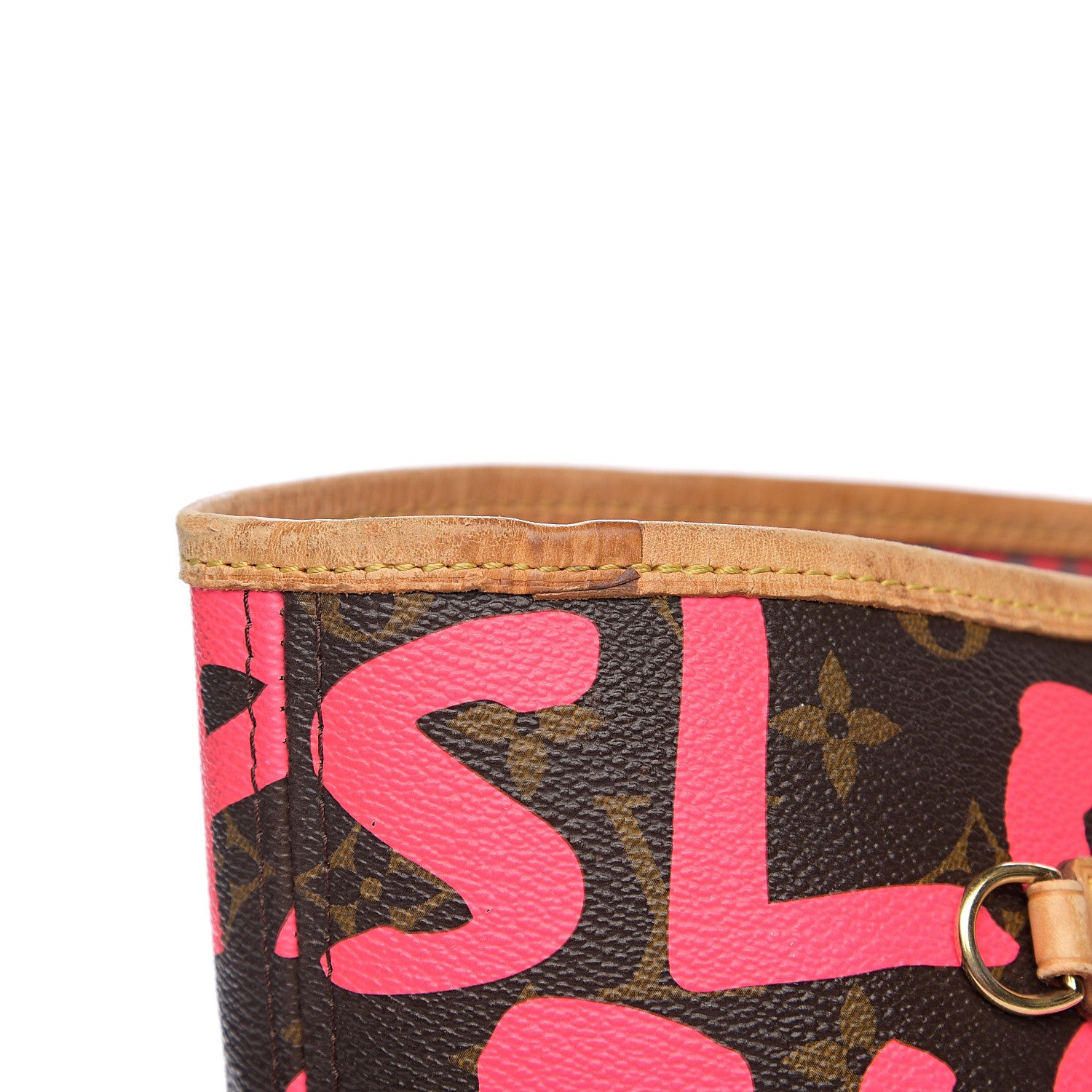 Louis Vuitton Monogram Graffiti Neverfull GM Fuchsia 9 of 13